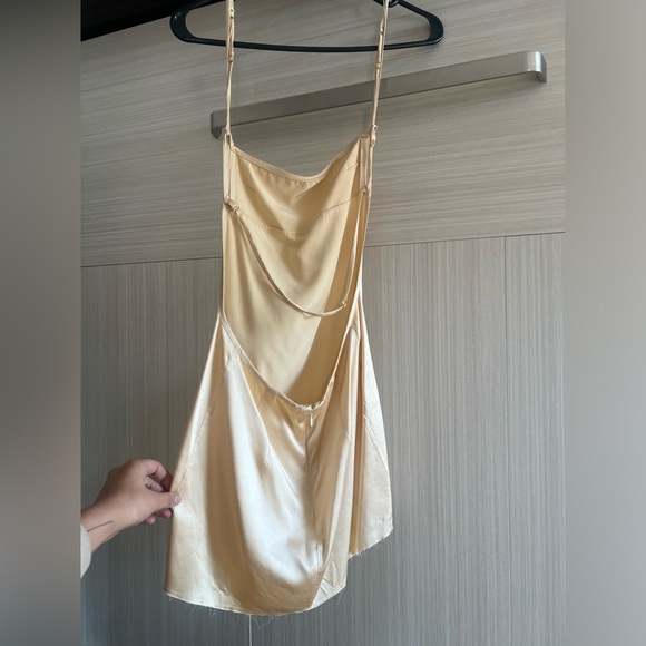 ARE YOU AM I Small Misa gold dress - Picture 4 of 4